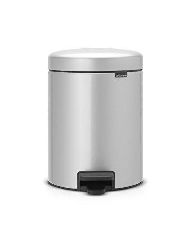 Cos de gunoi cu pedala Brabantia, gri, 5 L