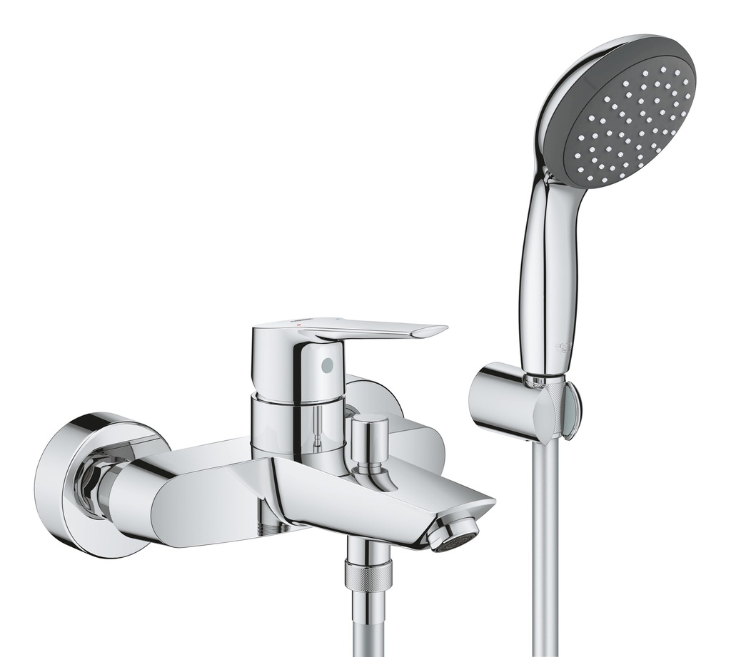 GROHE Start - baterie de baie monocomanda (1/2&quot;, montare pe perete, cu limitator de temperatura), crom, 23413002