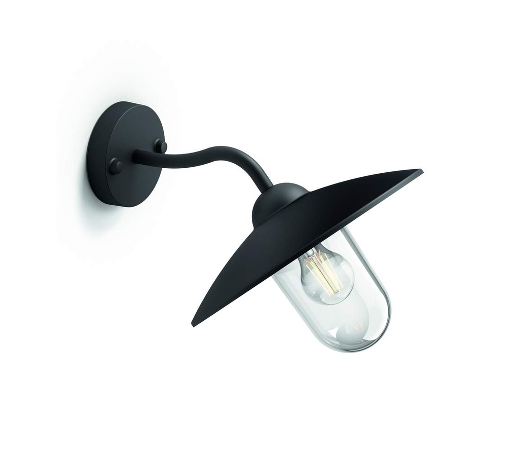 Philips HAMMOCK Lampa de perete max, 1x60W E27 - Negru