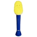 Scrub Daddy Dish Masina de spalat vase Daddy Dozator de sapun Masina de spalat vase Schimbarea texturii cu suport Albastru