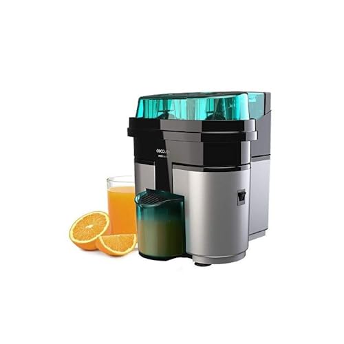 Storcator electric de citrice Cecotec EssentialVita Twice Black 90 W, cap dublu si taietor, filtru pulpa, cana de 500 ml, piese pot fi masina de spalat vase