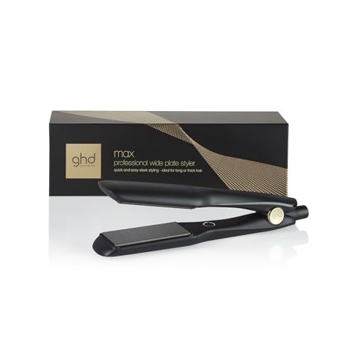 ghd Max Styler - Placa de indreptat par cu placi largi (negru)