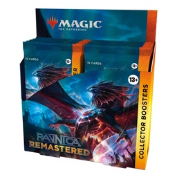 Magic: The Gathering - Ravnica Remastered Collector's Booster Box, 12 Boosters (180 Magic Cards) (Versiunea engleza)