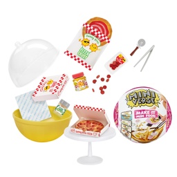 Make It Mini Food Diner Miniverse Series 2 de la MGA - Set de joaca pentru mancare DIY cu lumina UV, replica ingrediente alimentare, pachet surpriza si joc din rasina - necomestibil - cu varsta peste 8 ani