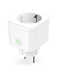 Priza Refoss WiFi timer pachet de 1 priza MINI inteligenta cu telecomanda, priza WiFi pentru casa inteligenta cu control vocal, mufa inteligenta functioneaza cu Alexa, Google