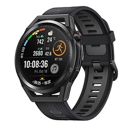Adaptor HUAWEI Watch GT Runner Smartwatch AP52, program de antrenament stiintific, monitorizare ritm cardiac, sisteme GNSS 5 dubla banda, cartografiere a activitatii fizice, antrenor de alergare AI, negru