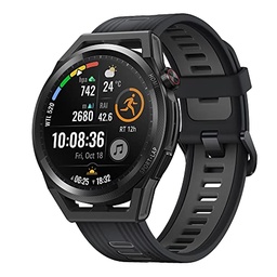 HUAWEI Watch GT Runner Smartwatch AP52, program de antrenament stiintific, monitorizare ritm cardiac, sisteme GNSS 5 dubla banda, cartografiere a activitatii fizice, antrenor de alergare AI, negru