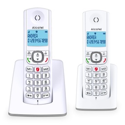 Alcatel F530 Duo - ID apelant telefon DECT Gri/Alb