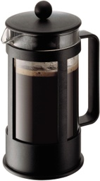 BODUM Kenya 8 Cup French Press Cafea, Negru, 1,0 l, 34 oz