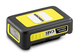 Karcher Battery Power18/25.18 Vor36 V, 2.5 Ah (consum 45 Wh, baterie de afisare in timp real, baterie litiu-ion, extrem de robusta, managementul temperaturii, protejat cu jet de apa, mod automat de stocare)