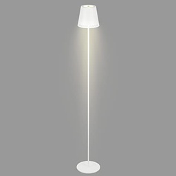 BRILONER - Lampa de podea LED cu baterie 3 in 1, reglabila treptat, la atingere, Lampa de podea LED pentru exterior, Lampa de podea LED fara fir, alb
