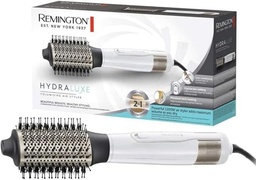 Perie cu aer cald Remington Ion Hydraluxe 2in1: uscator de par si perie de volum (1200 wati, tehnologie Hydracare, acoperire ceramica care retine umezeala, 3 niveluri de incalzire/2 suflanta separate) AS8901