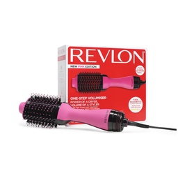 REVLON Uscator de par volumizator Revlon One-Step Salon - roz, editie noua (tehnologie IONIC si CERAMIC, par lung si mijlociu) RVDR5222PE