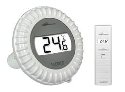 Tehnologia La Crosse - Kit pentru piscina conectata MA10700 Alerte mobile cu un senzor de temperatura a piscinei si un senzor termo/higro