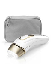 Epilator Braun Silk expert Pro 5 cu lumina pulsata, alb/auriu, PL5014